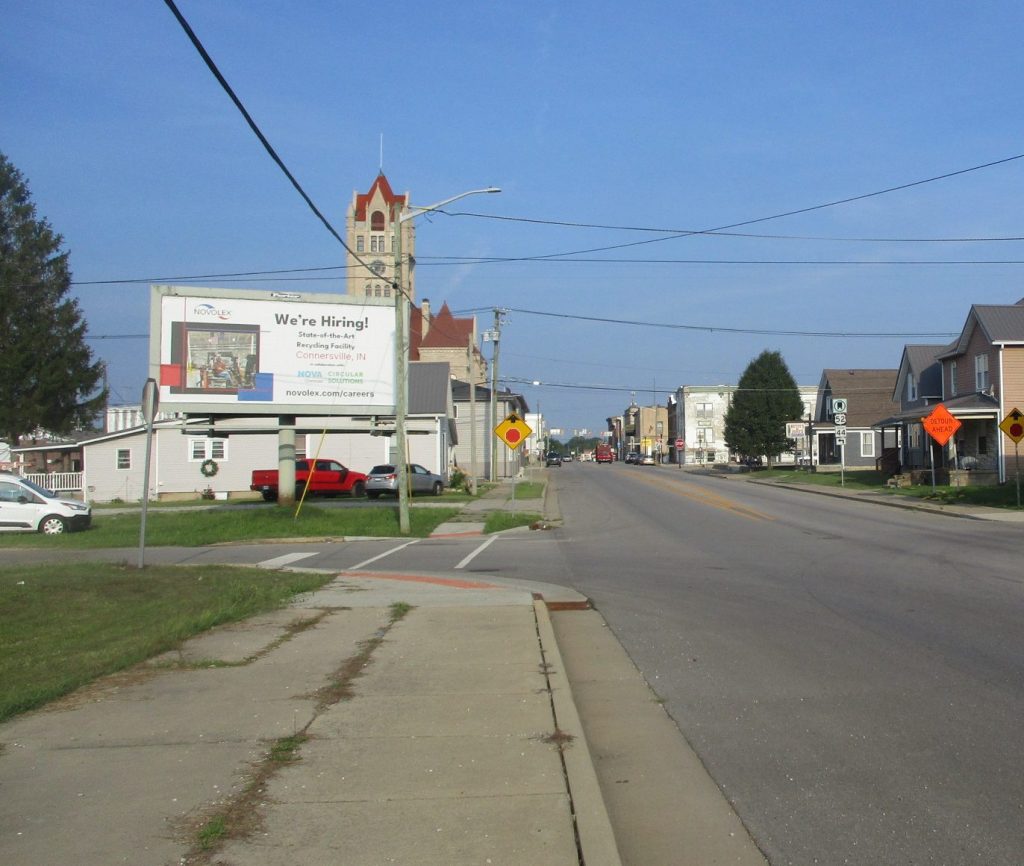Rushville, Indiana billboard. These billboards will provide your business an appearance to drivers.