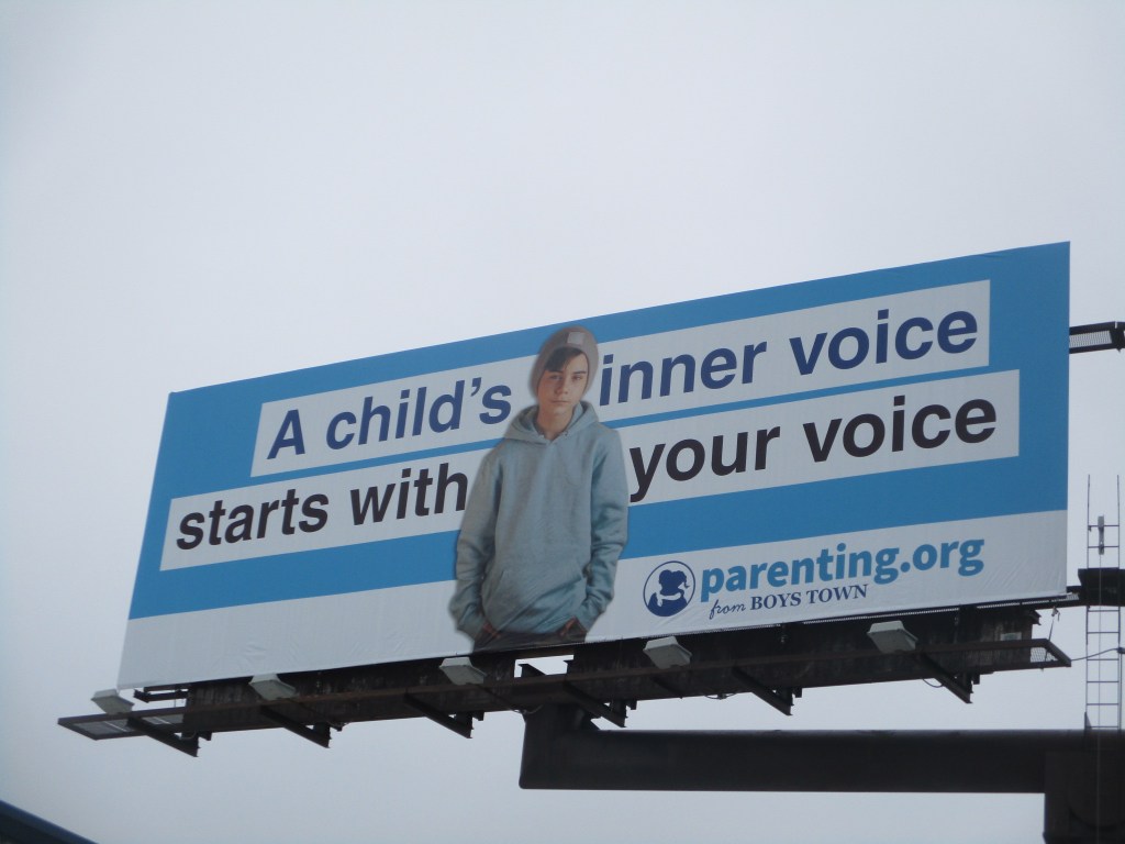 I-70 WO US 41 NS #2 parenting.org: Outdoor poster billboard designed for cost-effective advertising in Richmond, Indiana. Photo Gallery. Projects. OOH. Porter Advertising.